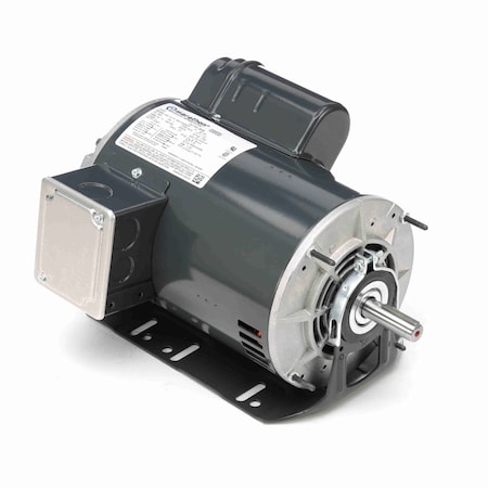 Leeson General Purpose Motor, 1.50 HP, 1 phase, 1800 RPM, 115/208-230 V, 56H Frame, ODP B336
